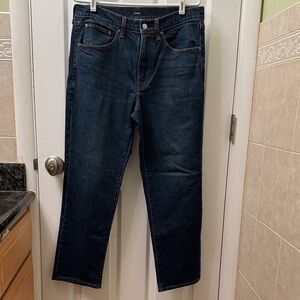 Express Dark Blue Straight Men's Jeans